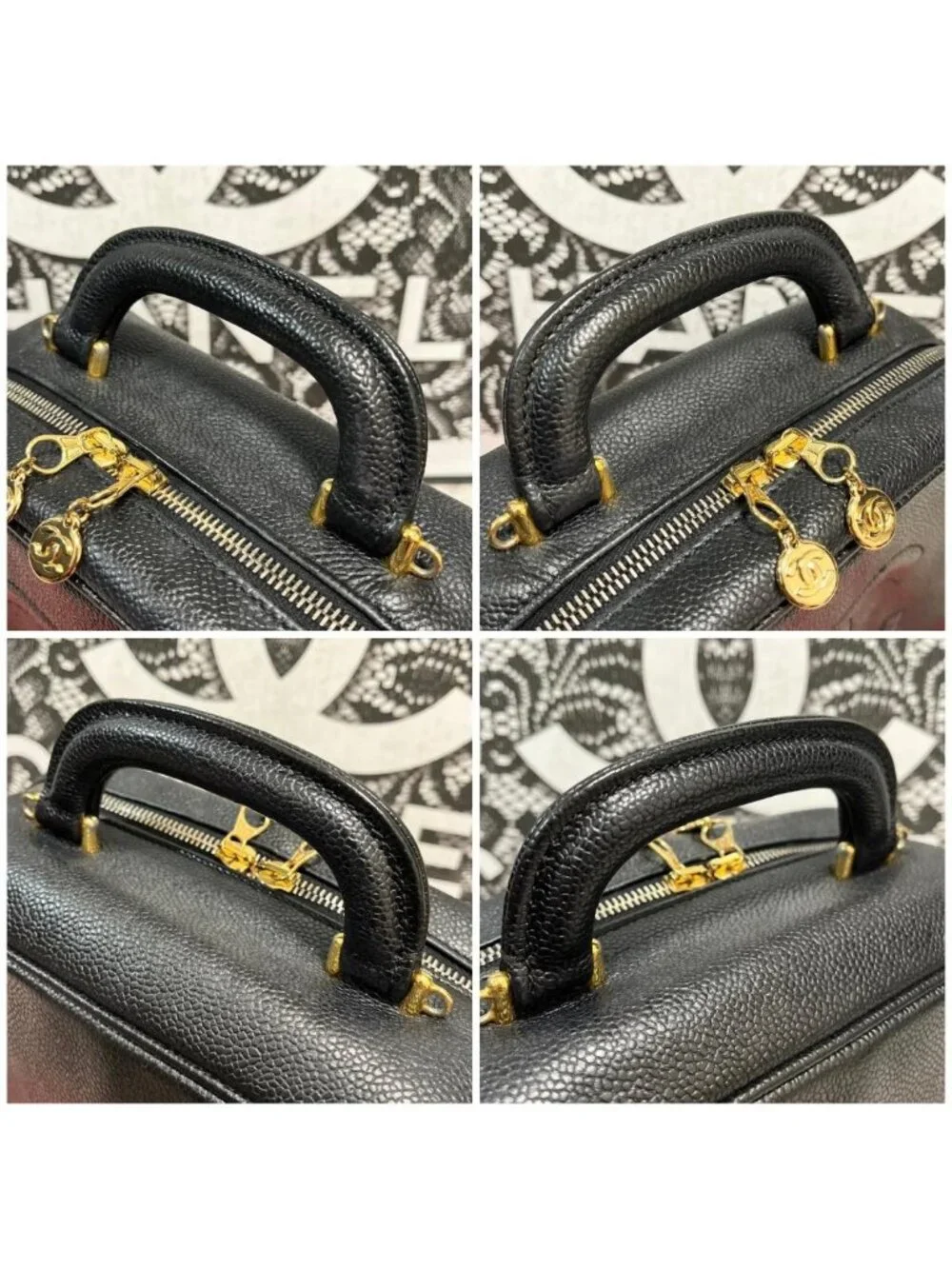 Chanel Shoulder Bag Vanity Caviar